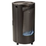 Gasolkamin Oval Svart Blue Belle Chic 4,2 kW termostat